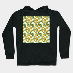 Yellow Animal Print Hoodie